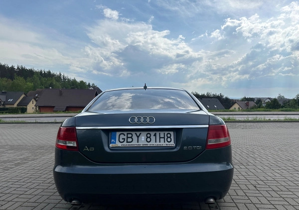 Audi A6 cena 28500 przebieg: 252000, rok produkcji 2006 z Bytów małe 67